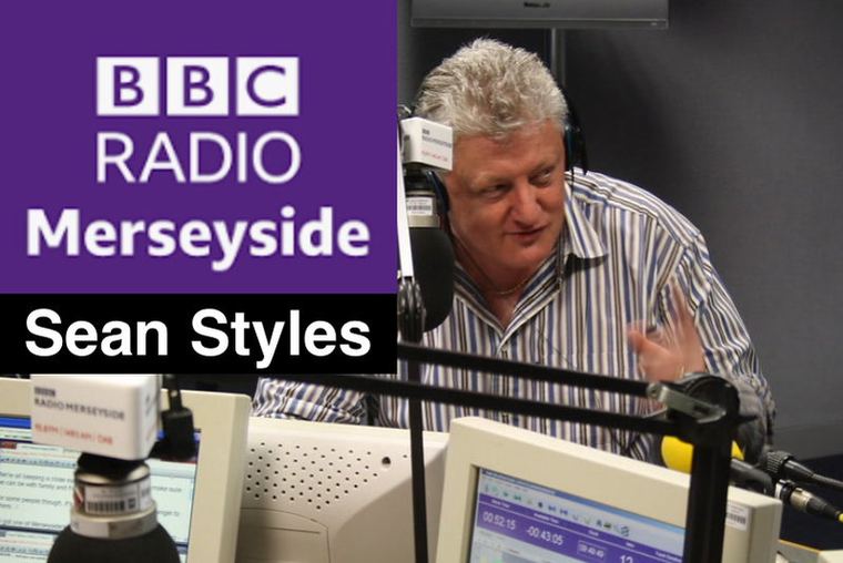 Mary Gonzalez with DJ Sean Styles of BBC Radio Merseyside